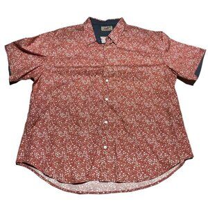 Jachs NY Pink Floral Shirt Size XXL